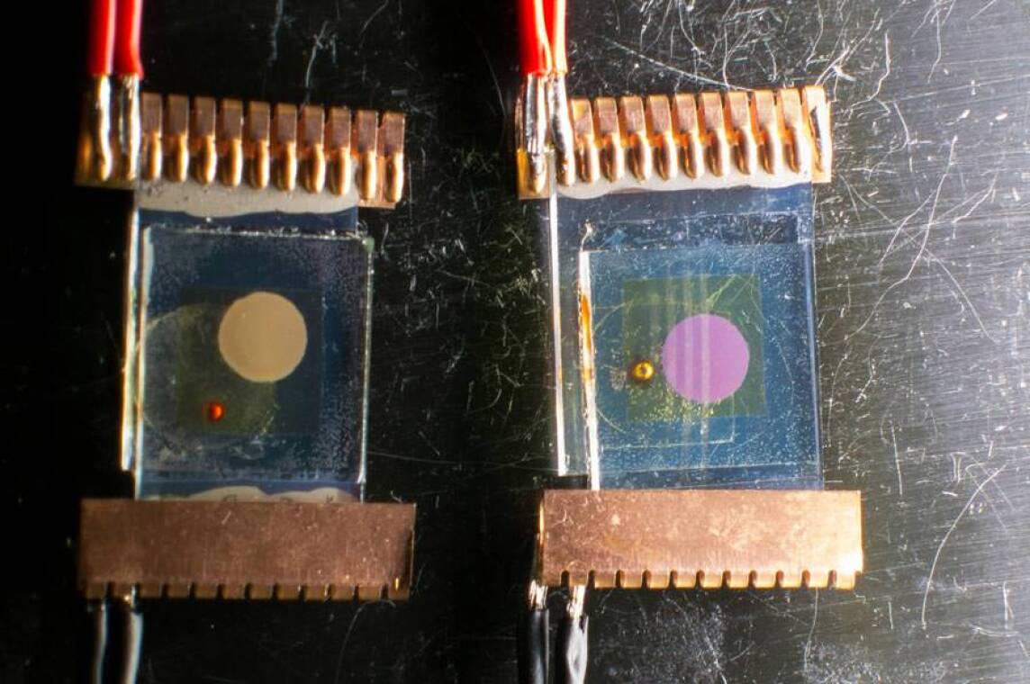 Farbstoffsolarzellen mit Ruthenium- und Zinkverbindungen