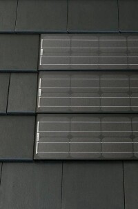 Integriertes PV-System für Eternits geradlinigen Kapstadt-Dachstein