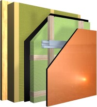 Glas-, Keramik-, Stein- und Solarfassaden im Holzbau