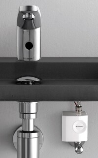 Mini-Wasserkraftwerk macht elektronische Armaturen unabhängig