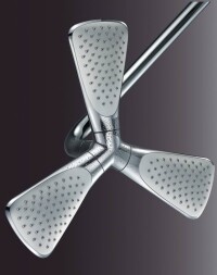 Kludi FIZZ - mehr als zwei unverwechselbare Kopfbrausen in Propelleroptik