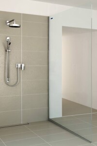 Air: Maximal transparente Duschabtrennung von Duscholux