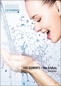 Lux Elements hat Broschüre über bodengleiche Duschflächen neu aufgelegt