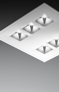 LED-Lichtsterne dank Trilux Aurista - auch als Ersatz für alte T5-/T8-Rasterleuchten