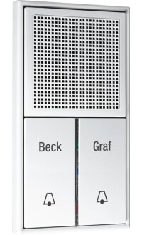 Audio-Etagenstation neu von Jung für die Inhouse-Türkommunikation