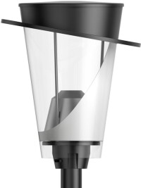 Hoffmeisters Mastaufsatzleuchte Iconic als gemischtes Triple