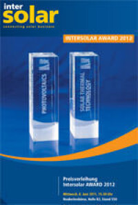 Intersolar Award 2012 für 3 mal 3 Unternehmen