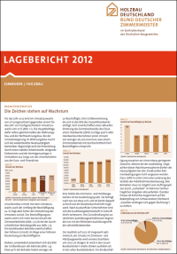 Holzbau Deutschland veröffentlicht Lagebericht und Statistiken 2012