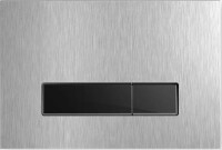 „MEPAorbit“-Betätigungsplatte mit frei wählbaren Tasten aus Glas und Edelstahl