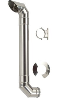 Zehnder ComfoVent Fassadensystem für Außen- und Fortluft auf richtiger Höhe