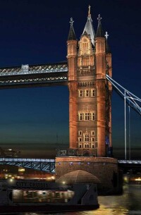 Beleuchtung der Tower Bridge zu den Olympischen Spiele dank GE Lighting