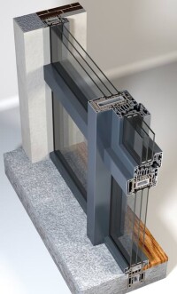 Neues Aluminium-Programm von Finstral mit auffallend schmalen Rahmenansichten