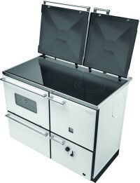 Zentralheizungs-Festbrennstoffherd VestoWIN von Windhager auch mit Ceranfeld