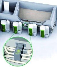 ÖkoFEN Pellets-Switch: motorlose Umschalteinheit für kaskadierte Mehrkesselanlagen