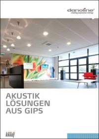 Akustiklösungen aus Gips auf 20 Seiten