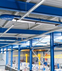 Kübler baut seine energiesparende Hallenheizung weiter aus