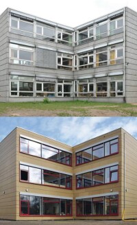 TES-Fassaden-System von Ambros saniert Waldorf-Schule im Rekordtempo