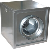 Neuer Brandgasventilator von Systemair sehr variabel bei der Aufstellung