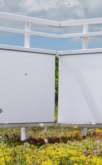 SkyGard: Durchdringungsfreies Geländersystem für Flachdächer neu von Optigrün