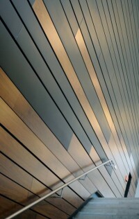 Titanzink statt Tapete oder Holzvertäfelung