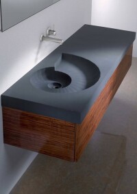 Betonwaschtische extra lang