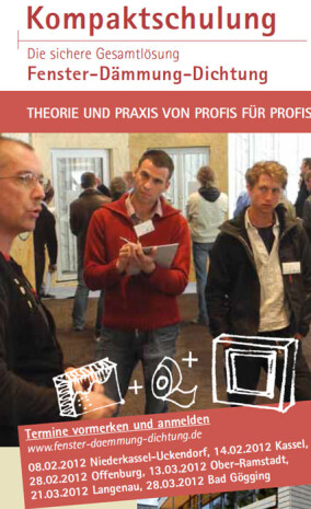 „Roadshow für mehr Qualität am Bau” zum Thema „Fenster-Dämmung-Dichtung”