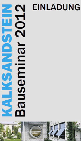 Kalksandstein Bauseminare 2012 im Westen und Norden