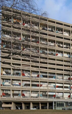 Zurück zum Original im Corbusier-Haus Berlin mit DLW Linoleum