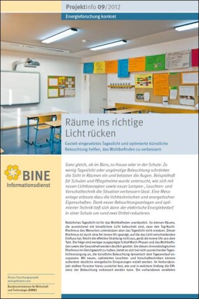 BINE-Projektinfo: Tageslichtversorgung und künstliche Beleuchtung optimieren