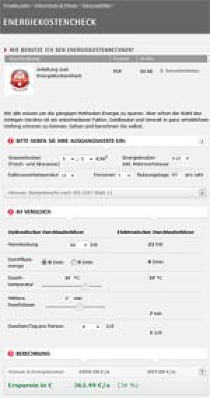 Energiekostencheck