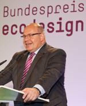 Bundesumweltminister Peter Altmaier eröffnete die ecodesign Preisverleihung