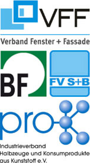 Bundesverbandes Flachglas (BF), Verband Fenster + Fassade (VFF), pro-K Industrieverband Halbzeuge und Konsumprodukte aus Kunststoff e.V., Fachverband Schloss- und Beschlagindustrie e.V.