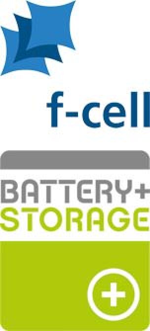 Logos von f-cell und Battery+Storage