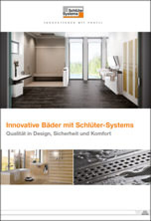 Innovative Bäder mit Schlüter-Systems