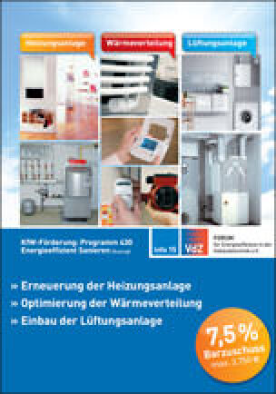 VdZ-Info-Broschüre Nr. 15: „KfW-Förderung: Programm 430 Energieeffizient Sanieren“