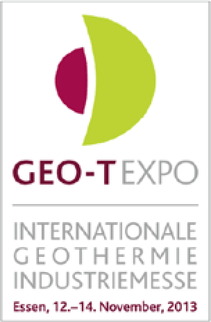 neues Logo der Geothermie Messe Geo-T EXPO vom 12. bis 14. November 2013 in Essen