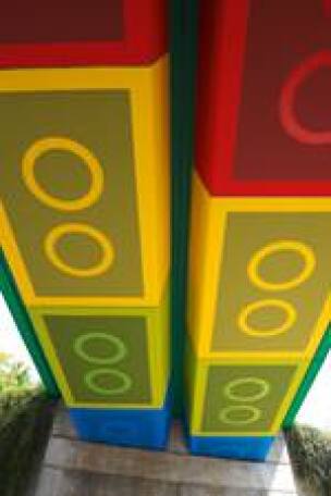 Legobrücke in Wuppertaler 
