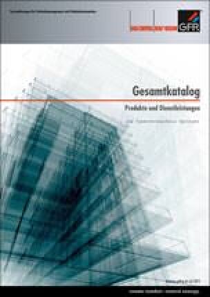 GFR-Gesamtkatalog „Systemlösungen für Gebäudemanagement und Gebäudeautomation“