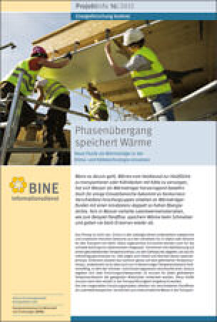 BINE-Projektinfo „Phasenübergang speichert Wärme“ (16/2012)