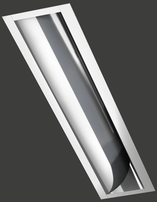 Neuer LED-Einbauwandfluter von Spittler mit deckennahem Lichtaustritt