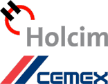 Logos von Holcim und Cemex