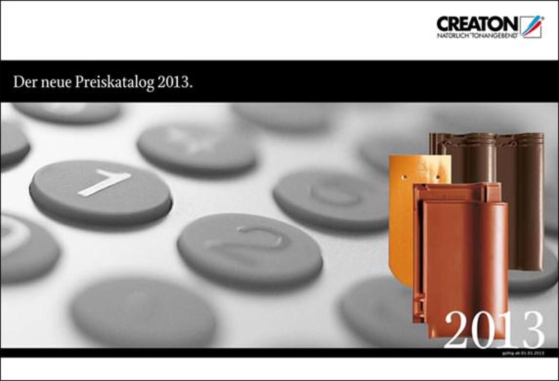 Creaton-Preiskatalog 2013