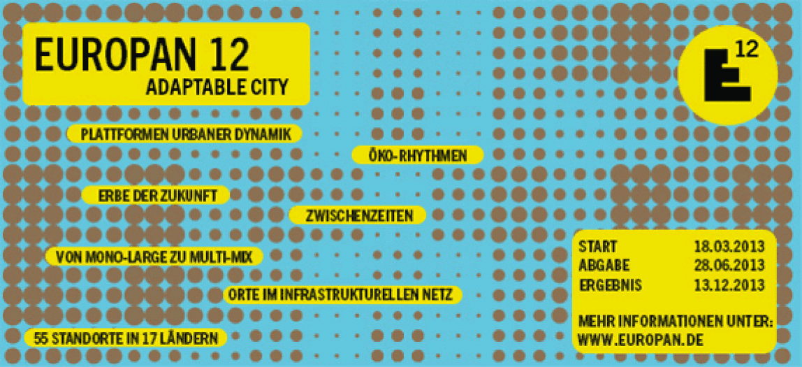 Europan 12-Wettbewerb: „Adaptable City - Stadt im Wandel“