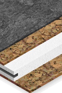 Knauf ONE Pro: Gipsfaser-Bodenbelag mit Natursteinoptik für den gewerblichen Einsatz