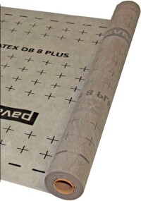 Reißfeste, transparente Dampfbremse Pavatex-DB 8 Plus ideal auch zur Einblasdämmung