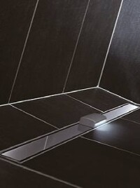 CeraLine Aktiv - 39 mm hohe Duschrinne, die sensorgesteuert abpumpt