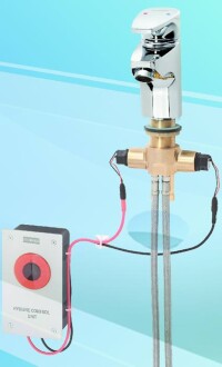 Aquafit: Neuer Einhebelmischer von Franke mit Verbrühungsschutz und Hygieneoptionen