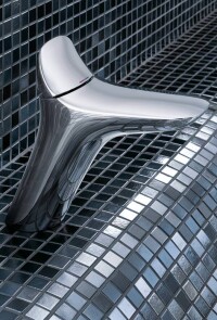 Amba: Unverwechselbare Armatur von Kludi in einem skulpturalen IntegralDesign