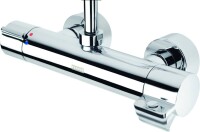 Selbstschluss-Thermostatarmatur mit Verbrühungsschutz bei hohen Vorlauftemperaturen