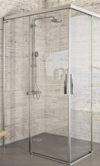 Bella Vita 3: Neue, teilgerahmte Duschwandserie der geradlinien Art von Duscholux